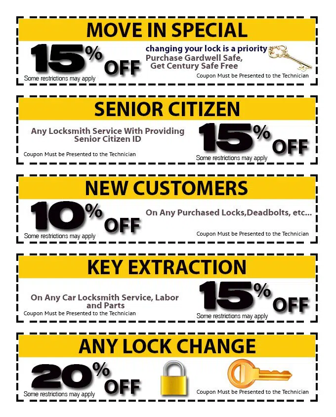 Security Locksmith Services Miami, FL 305-744-5730 - coupon-img